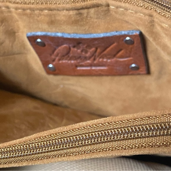 Patricia Nash Simona leather crossbody bag turquoise and diamond beaded - Picture 12 of 15